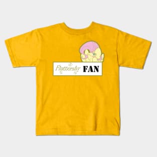 Fluttershy FAN Badge Kids T-Shirt